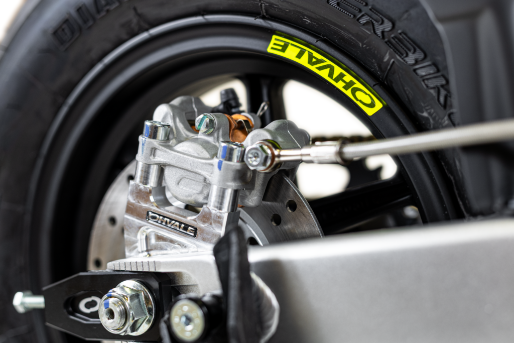 New rear brake